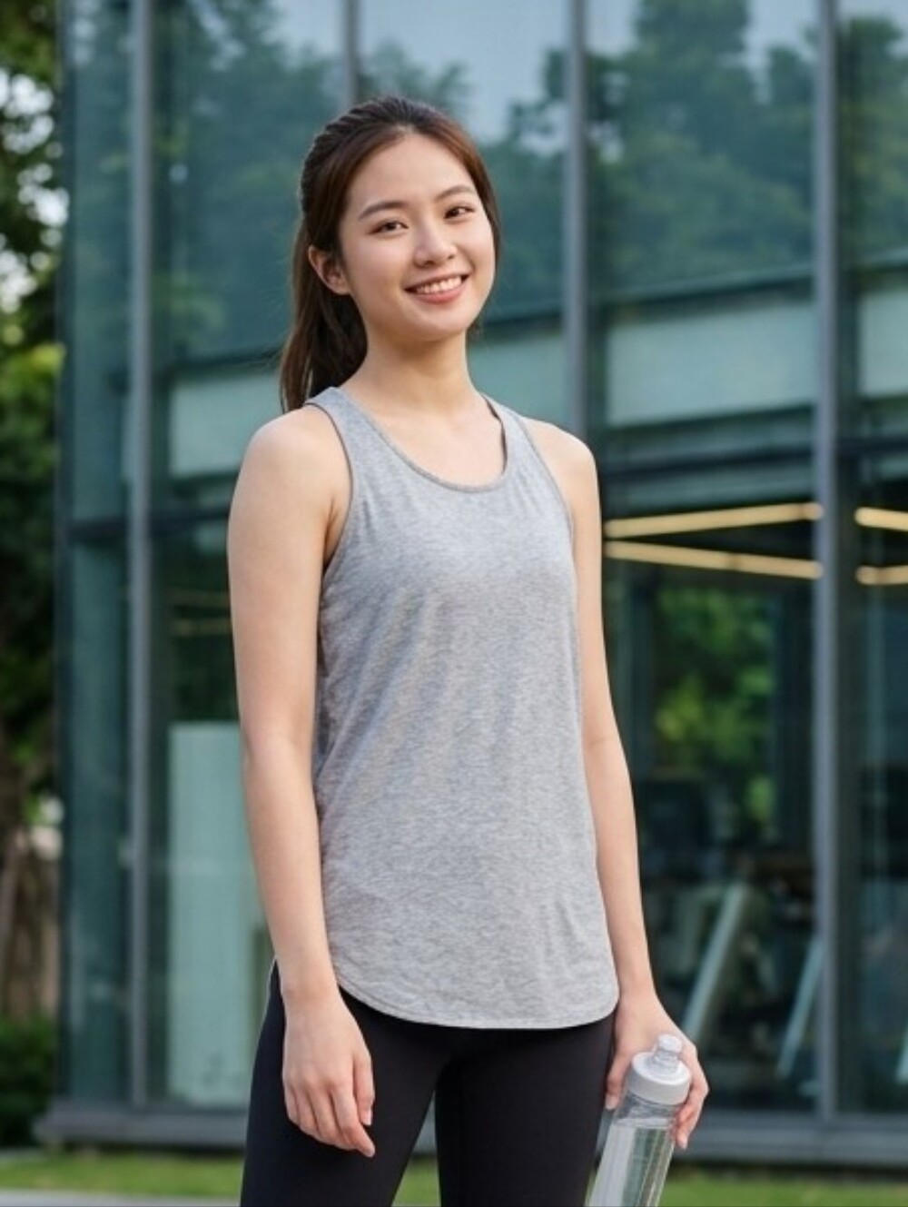 Uniqlo Tank Top - Grey